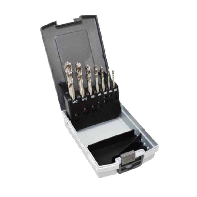 Coffret tarauds trou borgne M3 à M12