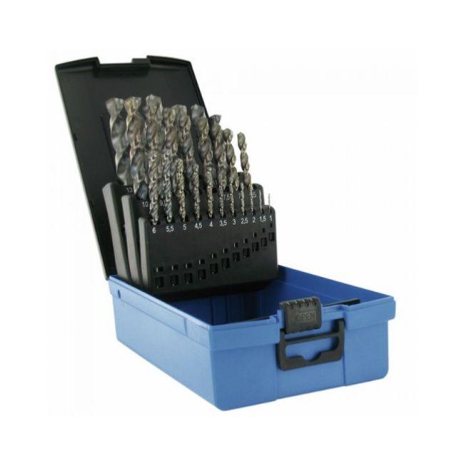 Coffret 19 forets COBALT 1 à 10 mm