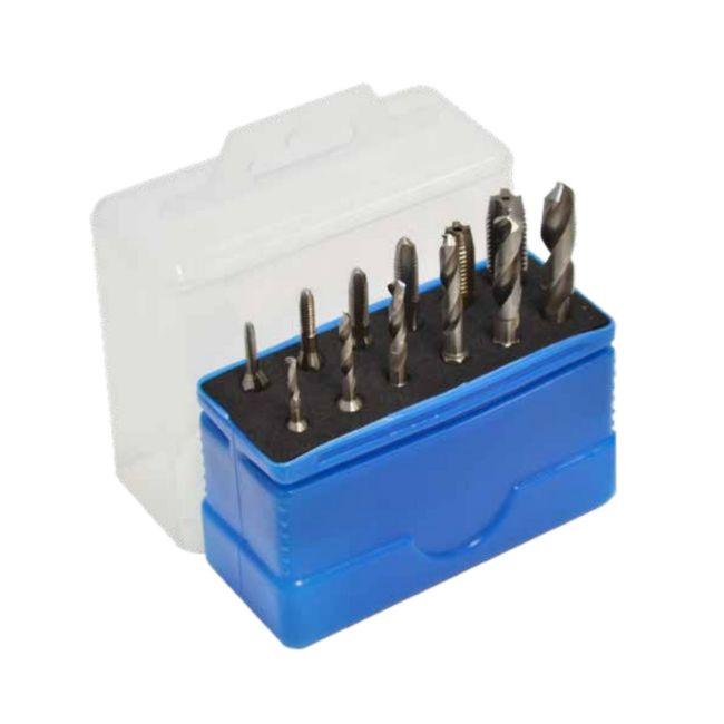 Coffret forets et tarauds 6 pans M3 à M10