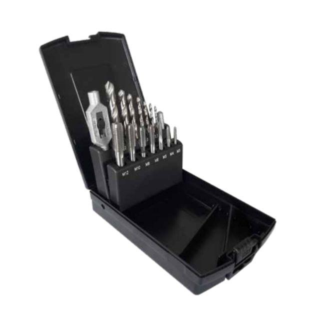 Coffret tarauds et forets /M3 à M12