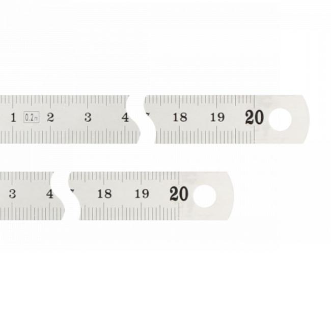 Réglet flexible inox brillant